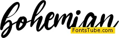 bohemian Font