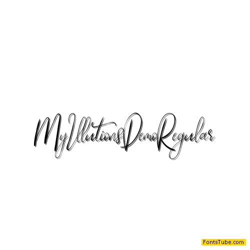 My Illutions Demo Font