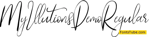 My Illutions Demo Font