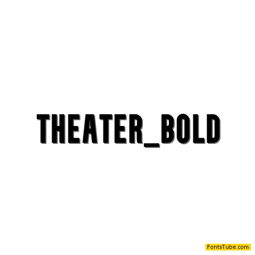 Theater Font