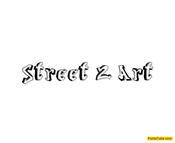 Street 2 Art Font
