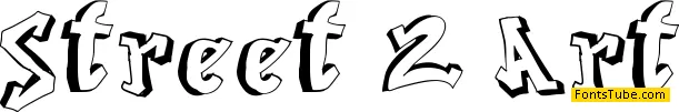 Street 2 Art Font
