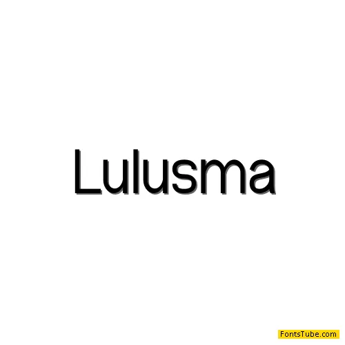 Lulusma Font Family