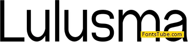 Lulusma Font Family