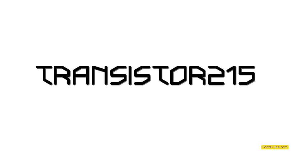 Transistor 2.15 Font