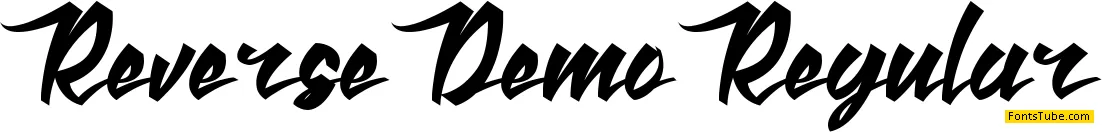 Reverse Demo Font