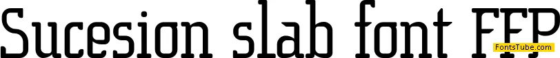 Sucesion Slab Font