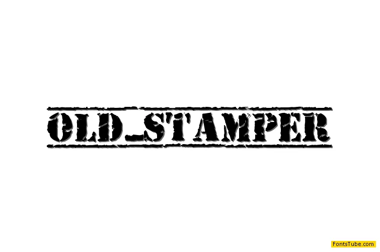 Old Stamper Font