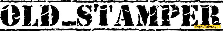 Old Stamper Font