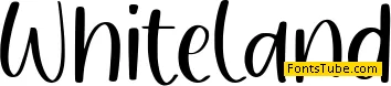 Whiteland Font