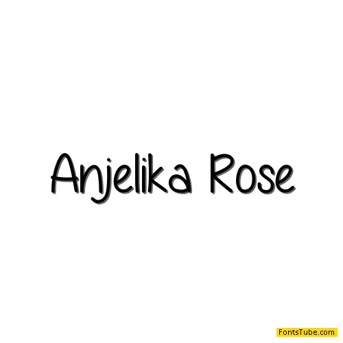 Anjelika Rose Font Family