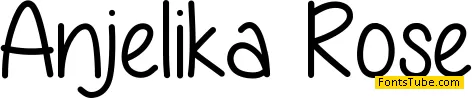 Anjelika Rose Font Family