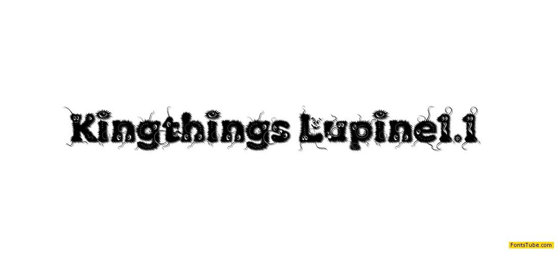 Kingthings Lupine Font