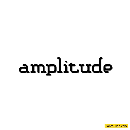 Amplitude BRK Font