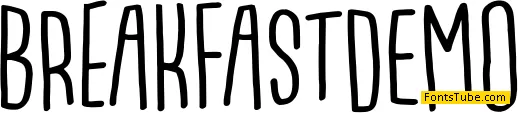 Breakfast DEMO Font