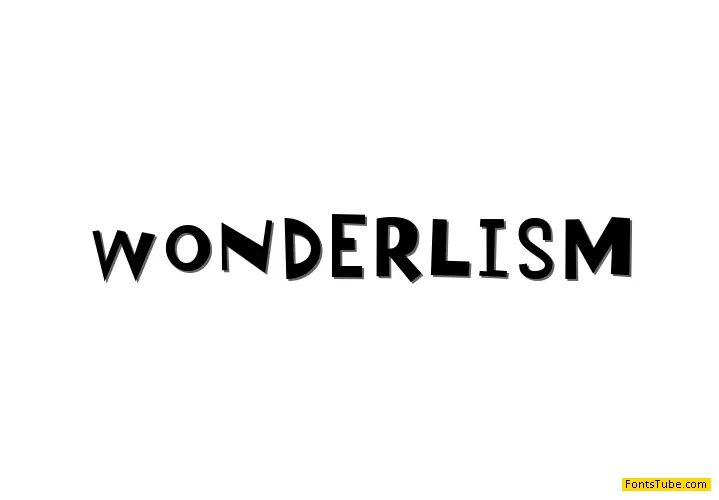 Wonderlism Font