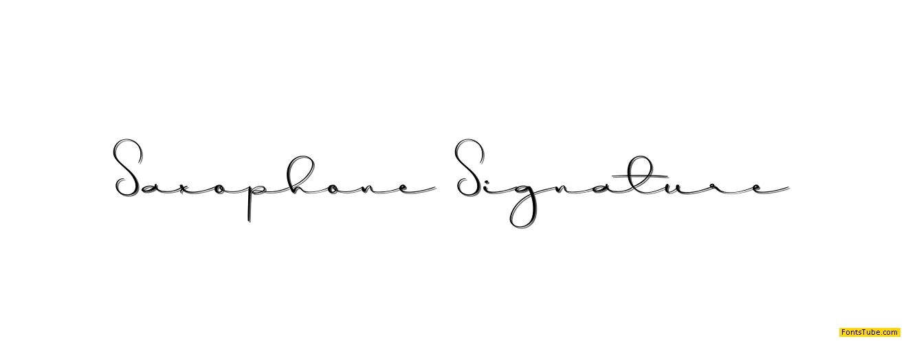 Saxophone Signature