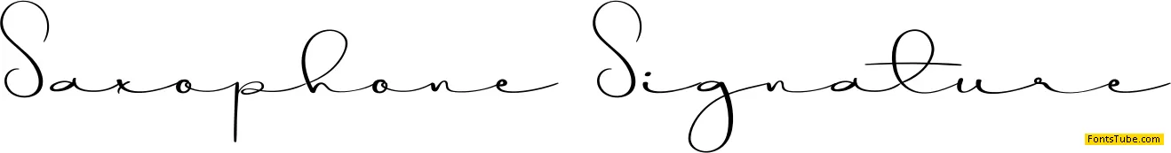 Saxophone Signature