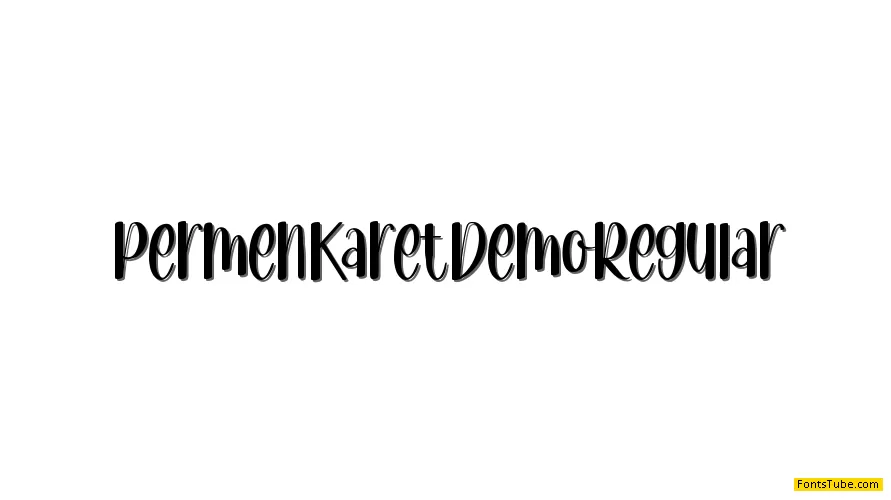 Permen Karet Demo Font