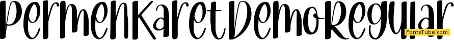 Permen Karet Demo Font