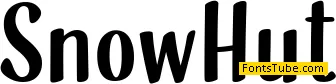 SnowHut Font