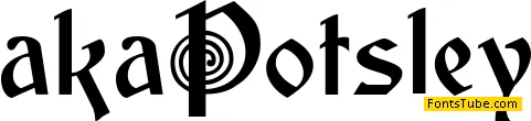 akaPotsley Font