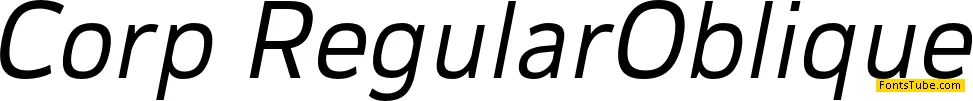 Corp Trial Font Family