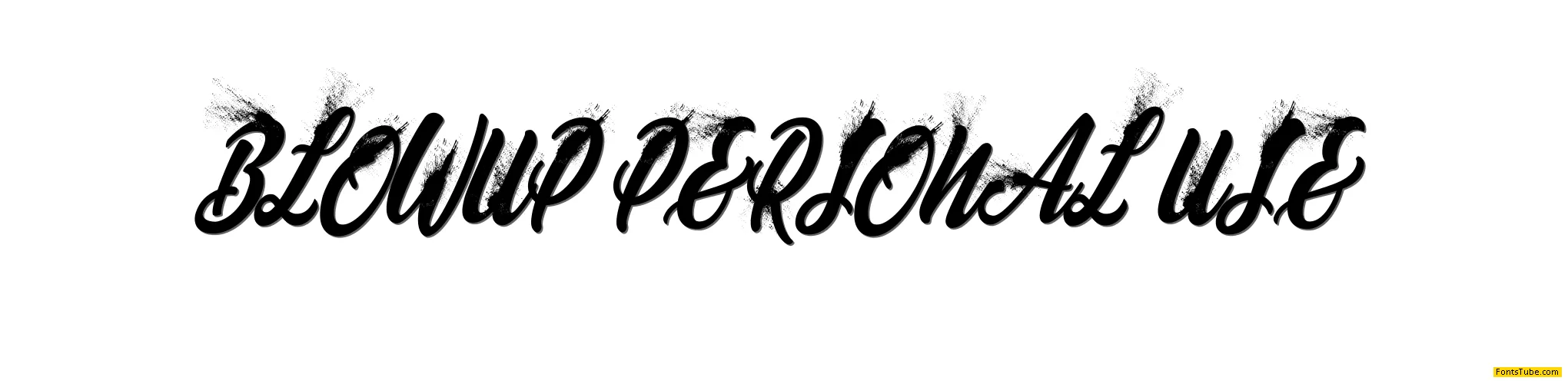 BLOWUP PERSONAL USE Font