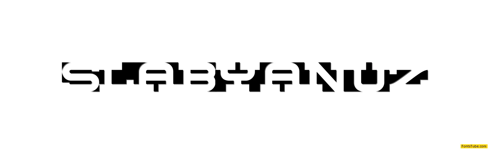 Slabyanuz Font