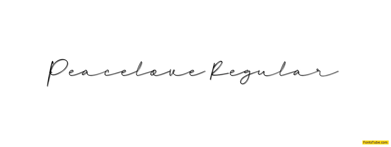 Peacelove Font Family