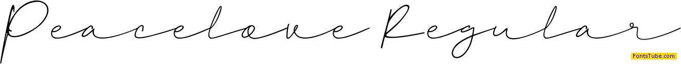 Peacelove Font Family