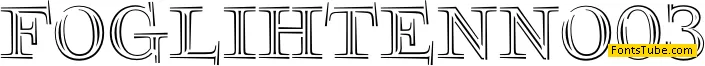 Foglihten No 03 Font