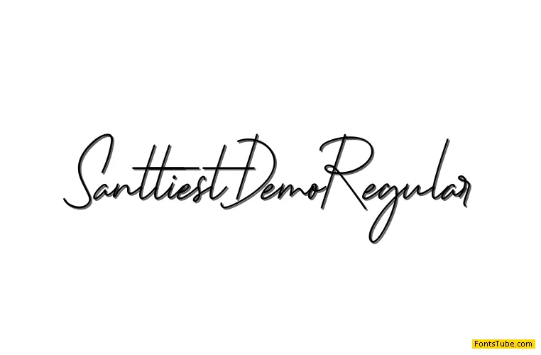 Santtiest Demo Font