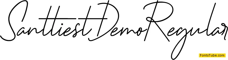 Santtiest Demo Font