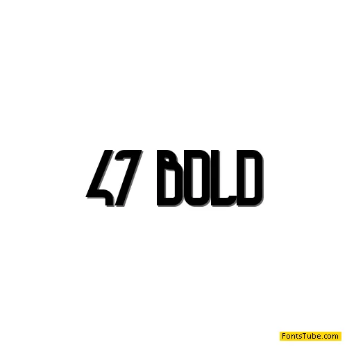 47 Font Family