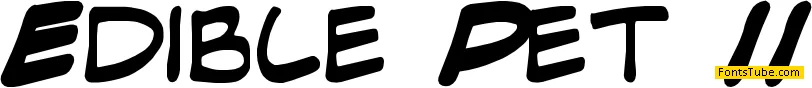 Edible Pet II Font