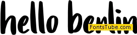 hello berlin Font