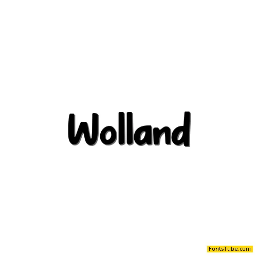 Wolland Font