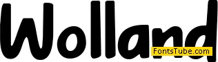 Wolland Font