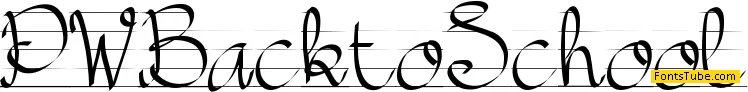 PW Back to School Font