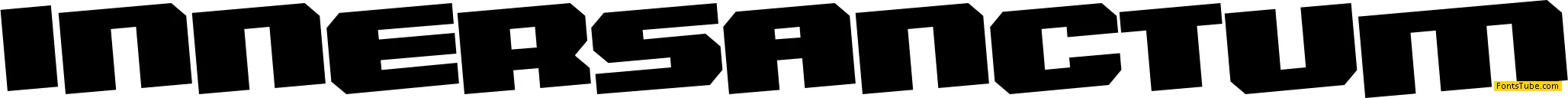 Inner Sanctum Font