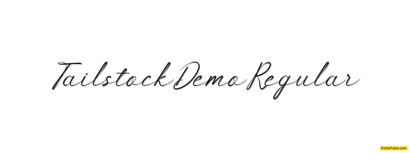Tailstock Demo Font