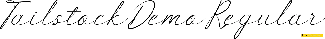 Tailstock Demo Font