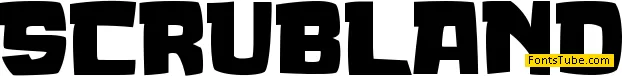 SCRUBLAND Font