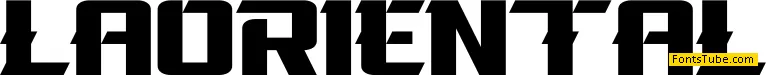 La Oriental Font