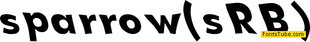 sparrow (sRB) Font