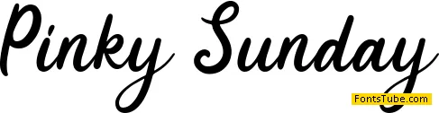 Pinky Sunday - Personal Use Font