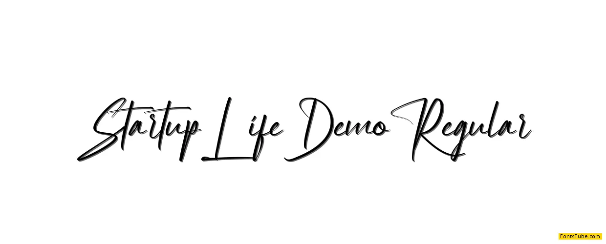 Startup Life Demo Font