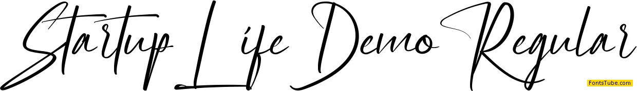 Startup Life Demo Font