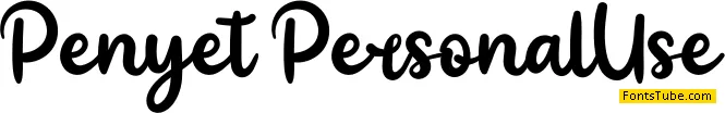 Penyet Font